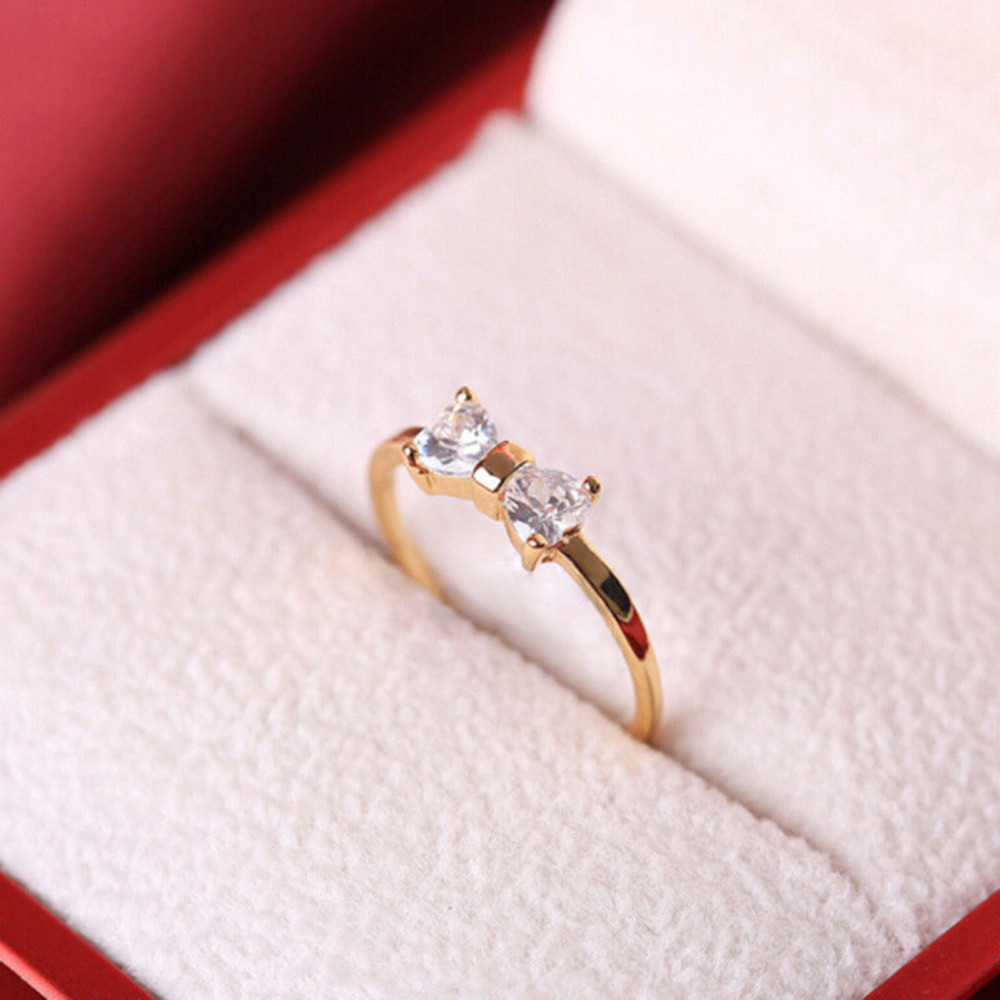 💓SUPER CUTE GOLD PLATED BOW RING💓 - Picture 7 of 8